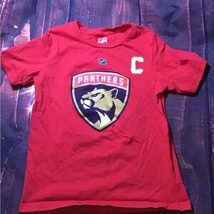 Florida panthers NHL Hockey shirt child size large Barkov